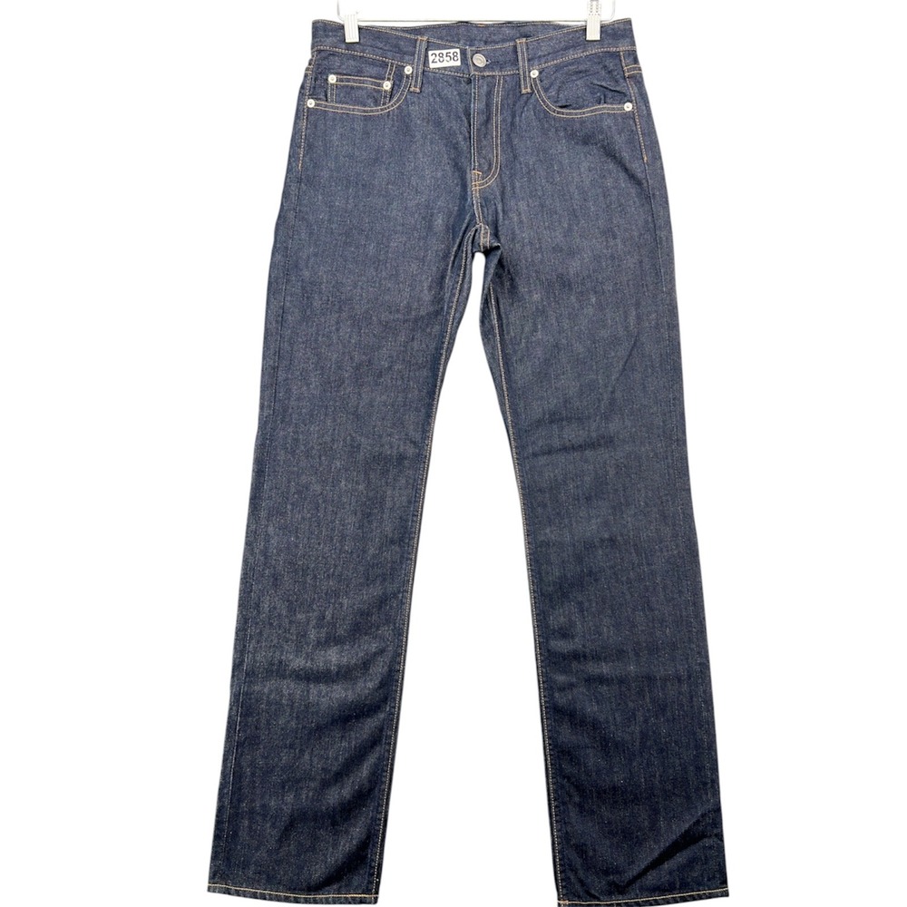Bonobos Mens 30x32 White Oak Cone Denim Straight Leg Jeans Indigo Made in USA